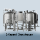 5bbl Two Vessel Steam Heating Brewhouse with Combined