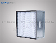  Deep Pleated with Separator Air Filter Box Type HEPA Air Filter for HVAC Ahu System Clean Room (H12, H11)