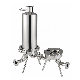 Food Grade 10 20 30 40 Inch Stainless Steel Multi Cartridge Filter Housing Industrial Liquid Water Cartridge Filter Housing