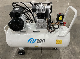 Sayi Customized Purity White 2HP 8bar 2055 Italian Pump Portable Medical Air Compressor with 100 Liter Certificated Plugs for Cleaning