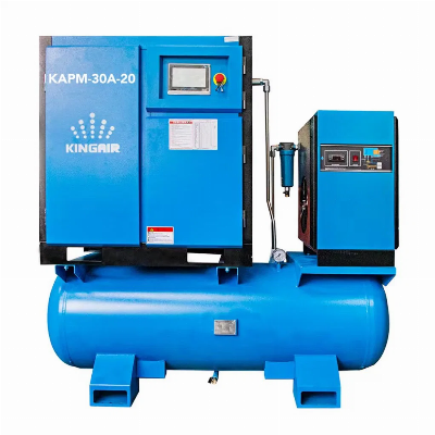 High Quality Laser Cutting Construction High Pressure Variable Frequency Screw Air Compressor