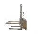  1000kg 304ss Stainless Steel Semi Electric Pallet Stacker