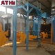  Fully Automatic Shot Blasting and Airless Spray Painting Machine Line for Profile Structural Frame Steel