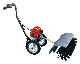 52cc Gas Powered Sweeper Hand Push 2-Stroke Manual Road Sweeper Snow Blower