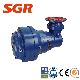  Flange Input Right Angle Big Output Torque Planetary Gearbox with Motor