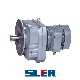 Helical Gear Reducer Gearbox R Type for 0.75kw with Flange Mounted