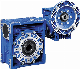 IEC Standard Flange Orthogonal RV Reducer Vertical Mounting Worm Gear Units Double Worm Reducer