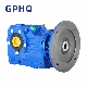 Gphq K Series Right Angle Helical-Bevel Gear Motor Geared Reducer Gearbox for Filters