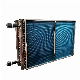 Air Water Refrigerant Coolers Copper Tubes Aluminum Fins Heat Exchangers