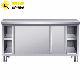  Wholesale Hotel Equipment Stainless Steel Workbench with Cabinet for Sale