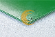 3mm green PVC conveyor belt glossy top for logistics