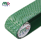  Green PVC Conveyor Belt with Diamond Pattern