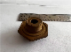 Machined Parts Brass Lathe Turned Parts Metal Insert Knurled Brass Nut manufacturer