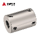 Custom Clamping Rigid Shaft Coupling Auto Parts 8mm Aluminum Alloy Rigid