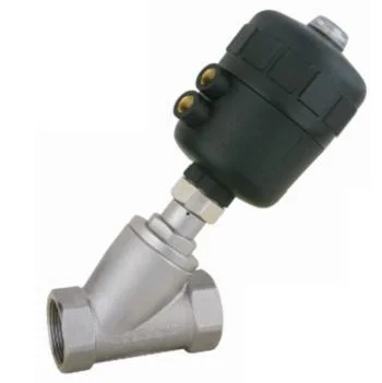 1/2" --3" Ordinary Temperature Stainless Steel Thread Angle Seat Pneumatic Piston Valve