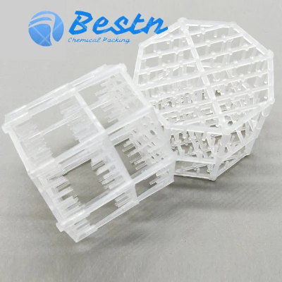 1" 1.5" 2" 3 Inch Plastic Q-Pack Packing PP PVDF for Biological Treatment