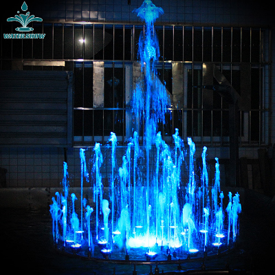 Outdoor Decorative Round Shape Music Dancing Small Water Fountain