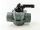  PVC 3ways Plug Valve for Swimming Pool or Water Treatment