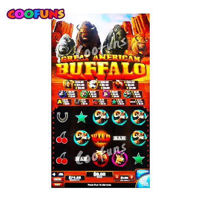 Great American Buffalo Dcg Deluxe 2 Banilla Skill Game Coin Slot Game Machine