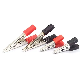 Test Lead Connection Alligator Clip Nickel Plated Red and Black Auto Electrical Wire Clip