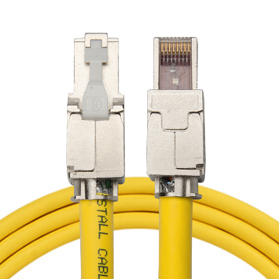 RJ45 8p8c CAT6 Shielded Tool Free FTP Zinc Alloy RJ45 Connector Plug