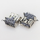 USB Interface 2.0A Female Base 90 Degree Flat Port USB Connector Pin Type