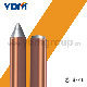 1/2" 5/8" 3/4" Solid Copper Bonded Earth Rod for Earthing System Material manufacturer