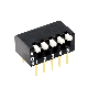 5 Positions Low Profile Piano Type Tht Mounting Pitch 2.54 mm DIP Switch