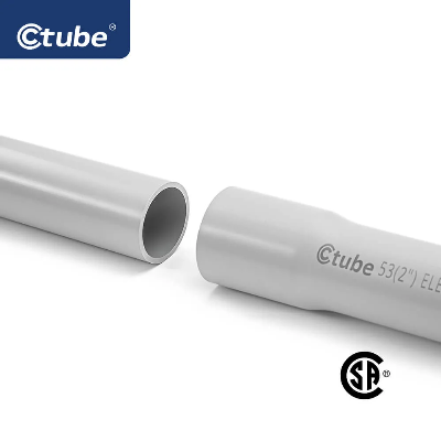 cUL-Listed 4" Schedule40 PVC Electrical Conduit Approved Factories for Underground/Above Ground