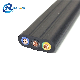  H05vvd3h6-F/H05V3V3h6-F/ H05V3V3d3h6-F PVC Insulated PVC Sheathed Flexible Flat Travel Elevator Control Cable