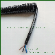  2core 3core 4core Flexible Electric Wire PUR Coiled Spiral Cable