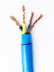  Black Blue Cable for Water Wells Heavy-Duty Round Jacketed Submersible Pump Cable