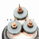  10kv Mv Underground Three Core Copper Conductor XLPE Insulated and PVC Sheathed Power Cable