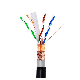 1000MHz SFTP CAT6 Network Cable Fast Speed AWG23 Communicate Cable for Security CCTV System