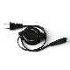 EU 2pin Plug to Figure 8 Power Supply Retractable Cable