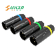  5 Pole XLR Cable Connector Short Body with Color Ring