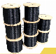  Black PVC Coated Cable Features a 7X7 Construction and Is Available in Diameters Ranging From 1/16