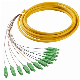  LC/Upc Fiber Optic Pigtail mm Fiber Pigtail Colours Pigtail