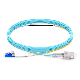 LC-to-Sc Duplex Om3 Multimode 2.0mm Fiber Optic Patch Cable, 3m