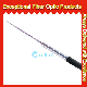 Flat FTTH Drop Fiber Optic Cable Central Loose Tube, with FRP Strength manufacturer