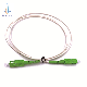 FTTH Om3 Simplex White Fiber Optical Jumper Patch Cord Sc/APC-Sc/APC Connector Fiber Optic Patchcord