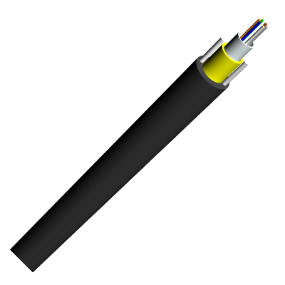 Telecommunication Use Aerial Uni-Tube GYFXTY/Gyfxy Single Mode G652D Fiber Optical Cable
