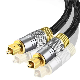 Nylon Braided Audio Digital Optical Audio Cable Price manufacturer