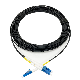 Factory Supplied LC-LC Duplex Armored Optical Fiber Double Cores Fiber Optical Cable