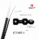  Fcj FTTH Fiber Optic Drop Cable 2core GJYXFCH Separated Fiber Optic Cable