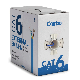 Structured Cabling Internal Cable CAT6 De 305m 500m 1000FT 23gauge 0.57mm UTP No-Shield Premium Cable manufacturer