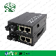  FTTH 2 4 Port 10 100 1000 Sc Ethernet Dual Fiber Optic to RJ45 Media Converter