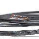 Hard Copper Wire 2 Core 0.8mm 0.71mm PVC/PE Drop Wire Telephone Cable