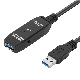 USB3.0 Extension Cable 10 Meters and 15 Meters with Signal Amplifier USB3.0 High-Speed Video Camera Extension Cable