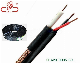 Sample Customization Rg59 2c Power Line Coaxial TV Cable CCS Conductor for Audio / TV Cable